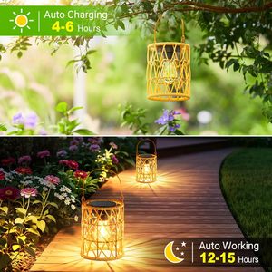 Lanterne solaire <span class=keywords><strong>KOOPER</strong></span>, lot de 2, lumineuse, suspendue, étanche, avec poignée, LED, ABS/PC, pour extérieur, jardin, cadeau - Product Image 6