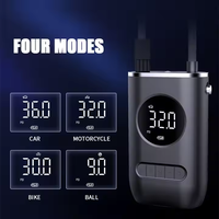 Compresseur d'air de voiture portable électrique sans fil intelligent avec batterie 4000mAh Gonfleur de pneus numérique Moniteur de pression des pneus
