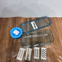 Hachoir à légumes manuel 14-en-1, mandoline, trancheuse, coupe-oignon, râpe avec récipient, outils de cuisine – Vente en gros