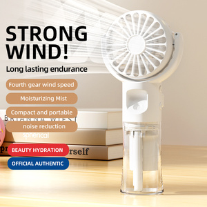 <span class=keywords><strong>Ventilador</strong></span> de Mano Recargable USB, Mini <span class=keywords><strong>Ventilador</strong></span> de Oficina con 4 Velocidades, Rociador de <span class=keywords><strong>Agua</strong></span>, Enfriador de Cuello, <span class=keywords><strong>Ventilador</strong></span> para Uso en Exteriores, Venta al Por Mayor de Fábrica - Product Image 1