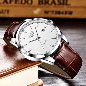 Montre à quartz de luxe pour homme LIGE LG89143, échantillon d'usine, entièrement automatique, design de cadran de 40 mm, logo personnalisé avec boîte - Product Image 3