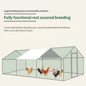 Quadro ventilado portátil do projeto do fluxo de ar Caminhada barata na galinha <span class=keywords><strong>Run</strong></span> Coop Coelho Galinha Casas Gaiolas camada Egg Chicken Poultry Farm - Product Image 4