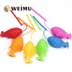 Creativo uso quotidiano carino in Silicone infusore di tè alla moda nuovo articolo di casa con filtro colorato - Product Image 2
