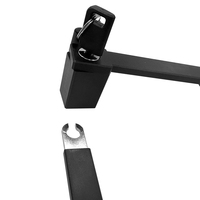 Antivol de vélo pliable en acier de qualité supérieure avec module Bluetooth intégré, prêt pour le suivi GPS et avertissement sonore d'intrusion