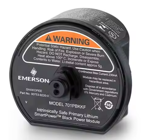 Módulo de Energía de Litio Primario Intrínsecamente Seguro SmartPower 701PBKKF/701PGNKF, Batería Negra/Verde 7.2V -40F 185F - Product Image 4