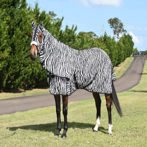 Luxus Sommer Pferd Medizin Teppiche Woll schale mit Ripstop Spread-Mesh Stoff Baumwolle gefüllt Großhandel Equine Sheets - Product Image 2