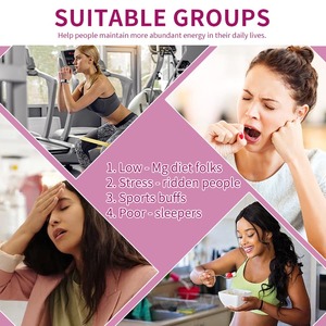 Compléments alimentaires en gommes sans sucre, enrichis en vitamines et en calcium, glycinate de magnésium, améliorent la mémoire ou le sommeil - Product Image 5