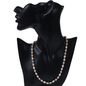 Colore Muti naturale forma di goccia di riso collana di perle d'acqua dolce <span class=keywords><strong>Set</strong></span> di gioielli per le donne - Product Image 5