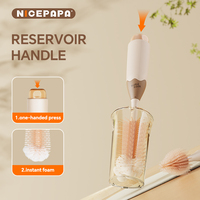 Perlengkapan Bayi Baru Lahir Nicepapa, Alat Pembersih Portabel, Perjalanan Rumah, Silikon Food Grade Tahan Panas, Aman untuk Mesin Cuci Piring, Botol