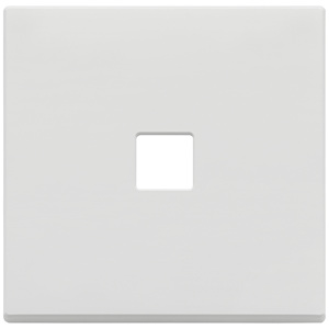 Flat <b>Plate</b> Matt White 9.5 Cm Length Wall <b>Switch</b> Cover - Product Image 1