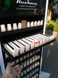 Iron Floor Cosmetic Display Stand With LED <b>Light</b> Strip Push <b>Pull</b> Sliding Tray Custom Makeup Retail Display Rack OEM Wholesale - Product Image 3
