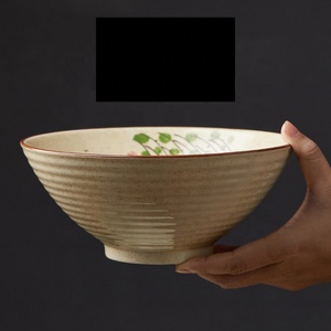 Tazón <span class=keywords><strong>Tomasa</strong></span>-ramen de cerámica japonesa de 8 pulgadas de Color bajo vidriado, tazón de sopa para estudiantes, tazón de vajilla grande para el hogar - Product Image 4