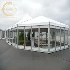 Tenda trasparente impermeabile su misura del grande tetto trasparente con la porta da vendere