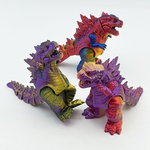 Nueva llegada 3D impreso plástico Godzillas monstruo serie película Anime figura de acción personalizado OEM dinosaurio modelo - Product Image 1
