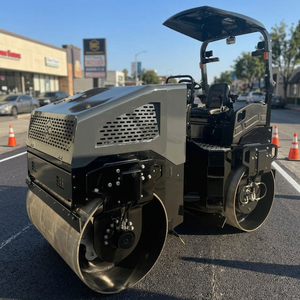 Third Coast Equipment RA45 Dual Drum Asphalt Roller 8 Ton Vibratory Compactor for Construction Road Industries Core Engine - Product Image 2