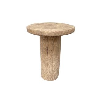 Table d'appoint de vente directe d'usine chinoise style rustique vieille table d'appoint en bois d'orme <span class=keywords><strong>petite</strong></span> table naturelle - Product Image 1