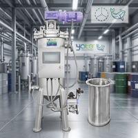 Filtre auto-nettoyant de type grattoir automatique à haute viscosité et à haute teneur en solides pour la filtration d'encre d'impression avec boîtier en acier inoxydable