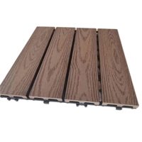 Panel Dinding WPC Modern untuk Dekorasi Interior, Solusi Proyek Panel untuk Ruang Tamu, Asal CN, Tersedia Online