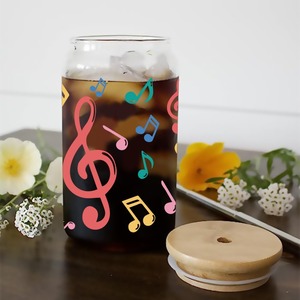 Autocollants UV DTF pour gobelets 16oz, motifs mélodies rythmiques, notes de musique, rapsodies - Product Image 4