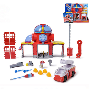 PawPatrol - Centre de Commande de Secours Incendie, Neuf en Stock, Véhicule de Sauvetage Canin de <span class=keywords><strong>Dessin</strong></span> <span class=keywords><strong>Animé</strong></span>, Jouets Originaux pour Enfants, Jouets de <span class=keywords><strong>Dessin</strong></span> <span class=keywords><strong>Animé</strong></span> Inspirés du Film - Product Image 1