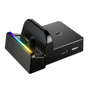 แท่นชาร์จแบบพกพาสำหรับ <span class=keywords><strong>Nintendo</strong></span> <span class=keywords><strong>Switch</strong></span>/แท่นฉาย <span class=keywords><strong>OLED</strong></span> สำหรับ <span class=keywords><strong>Nintendo</strong></span> <span class=keywords><strong>Switch</strong></span>/<span class=keywords><strong>OLED</strong></span> HD Mi ตัวแปลงวิดีโอพร้อมไฟ RGB - Product Image 1