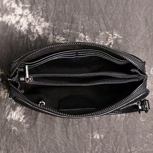 Wholesale New Top Layer Cowhide Clutch <b>Bag</b>, Genuine Leather Large Capacity Long Phone <b>Coin</b> Purse for Men Women - Product Image 3