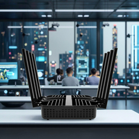 X75 Modem MT7988AV Quad CPU, Router Sim 5g tri-band, Modem Wifi 7 agregasi LTE seluruh rumah WiFi 7 Gateway 5g Cpe
