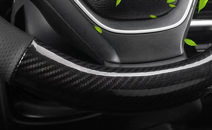 Pour BMW E38 E39 <span class=keywords><strong>E46</strong></span> X3 X5 Z3 M4 série 1/2/5/7 housse de <span class=keywords><strong>volant</strong></span> de voiture en Fiber de carbone 38cm accessoires d'intérieur Auto - Product Image 5