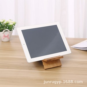 Wooden Phone <b>Stand</b> Adjustable Desktop Holder Natural Wood Color 18x9x1cm <b>For</b> <b>Tablet</b> And Smartphone Use - Product Image 5