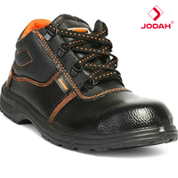 Sepatu Keselamatan Kerja Unisex JODAH BESTON Standar S1P, Anti Slip, Bernapas, Bahan Suede Split, Isolasi Listrik