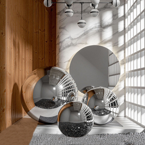 Puerta de fábrica y decoración de rejilla hueco 6mm 7mm bolas decorativas de acero inoxidable Bola de hierro de Metal - Product Image 3