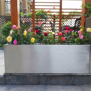 Jardinera Rectangular Grande y Moderna de Acero <span class=keywords><strong>para</strong></span> <span class=keywords><strong>Exteriores</strong></span> - Product Image 5