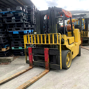 Montacargas Diésel Hyster de 7 Toneladas con Mástil de 4.5 Metros, Pintura Original Usada, para Manejo Industrial de Materiales - Product Image 1