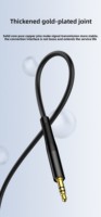 Cable de Extensión de Micrófono AUX de Aleación de Aluminio Stongwire SW-11268, Macho a Macho, 3.5mm, Revestimiento de PVC, Conductor de Cobre Desnudo, Trenzado de Mylar