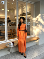 Robe longue décontractée pour femme musulmane, style moyen-oriental, à sequins et strass, grande taille, nouvelle collection, vente en gros à prix bas