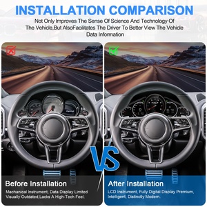 Pantalla LCD de 12.3 Pulgadas para el Panel de Instrumentos, Velocímetro Digital, Tacómetro, Pantalla Fantasma para Porsche Cayenne 2011-2017, Grupo de Instrumentos para Automóvil - Product Image 2