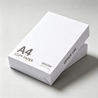 Papel de Copia A4, 80 g/m², Blanco, 500 Hojas por Resma, Papel de Impresión Liso para Oficina, para Copiadora, Impresora, Fax, Venta al por Mayor