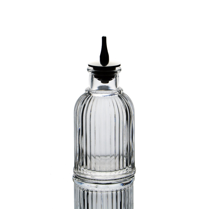 Botella rayada