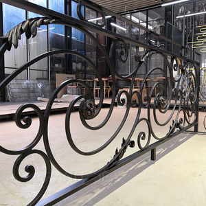 Foshan Factory vend directement des rampes d'escalier en fer forgé pour véranda à <span class=keywords><strong>prix</strong></span> avantageux - Product Image 5