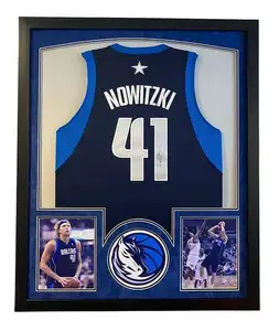 40x32inch thể thao Jersey hiển thị khung trường hợp với đôi Mat gỗ bóng hộp với cho bóng đá bóng chày bóng đá Áo sơ mi - Product Image 5