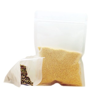 Food Grade plastic Matte Flat Transparent Food Packaging bag