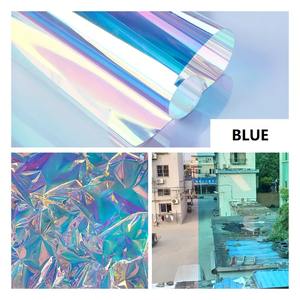 Película de Vidrio Dicroica Autoadhesiva con Protección UV, Aislamiento Térmico, Diseño Decorativo Arcoíris para Decoración Arquitectónica Moderna - Product Image 5