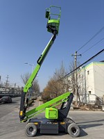 Nacelle élévatrice articulée électrique autopropulsée, plateforme de travail aérien pour l'entretien des chantiers de construction
