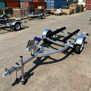 <span class=keywords><strong>Remorque</strong></span> de bateau galvanisée personnalisable à <span class=keywords><strong>essieu</strong></span> unique avec rouleaux de quille pour <span class=keywords><strong>jet</strong></span> <span class=keywords><strong>ski</strong></span> et bateau de pêche - Product Image 4