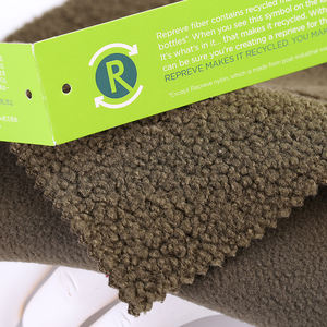 Meidao 100% reciclado tela de poliéster tejida tela de piel de oso de peluche Sherpa <span class=keywords><strong>polar</strong></span> tela de terciopelo elástico para zapatillas de felpa de animales - Product Image 2