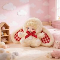 Authentique Lucky Deer Nai Sweetheart Baby Plush Blind Box Saint-Valentin Figurine à suspendre 'Je t'aime' Cadeau pour garçons et filles