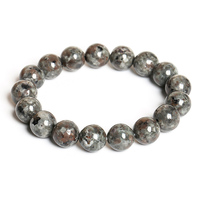 Bracelet Personnalisable en Sodalite Fluorescente et Pierre de Feu Naturelle 8 MM, Perles de Guérison Élastiques, Cadeau pour Homme