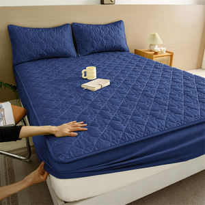 Housse de matelas en microfibre ultra-fine personnalisée, unie, imperméable, anti-poussière et lavable en machine - Product Image 1