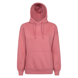 Sudadera con Capucha Casual de Invierno para Mujer, Personalizable con Logotipo Frontal, 100% Algodón Felpa, Teñido Liso, Transpirable, de Secado Rápido, 300g, Deportiva - Product Image 1