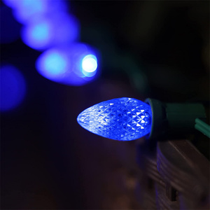 Ampoules LED facettées C7 à culot E12 110V, 2 SMD intégrés, ampoules décoratives pour arbre de Noël - Product Image 4